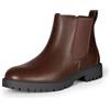 DREAM PAIRS Stivali Chelsea Donna Tacco Grosso | Pelle vegan, elastici laterali, suola TPR, soletta lattice 4 mm, design classico, per ogni occasione.