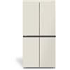 CREATE / FRIDGE STUDIO CROSS DOOR 503 / Frigorifero stile Cross door 4 porte 503L bianco sporco / 85,3 x 69,8 x 177,5cm / No frost, Care+, modalità vacanze, antibatterico, touch elettronico, 170W