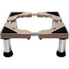 Lshtshf-ddzz Supporto for lavatrice regolabile con 4 8 12 gambe for asciugatrice | Frigorifero, lavastoviglie, base for macchina del ghiaccio(12 Legs,19-22cm)