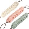 FIBOUND 3 Pezzi Spugna Doccia Rete Lunghe, Spugne Bagno Mesh Elastica per Uomini e Donne, Estensibile con Manici Corda per Pulizia