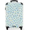 NoBoringSuitcases.com NoBoringSuitcases© Valigia Bagaglio A Mano Trolley Cabina Viaggio Aereo | 55x35x20 cm - Cabin Size Rigida Leggera 4 Ruote Valigie Luggage Giraffa - Moderno - Blu