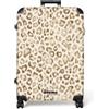 NoBoringSuitcases.com NoBoringSuitcases© Valigia Grande Bagaglio Da Stiva Trolley Viaggio Rigido | 77x51.5x28 cm - Leggero 4 Ruote Valigie XL Suitcase Luggage Leopardo - Classico - Beige