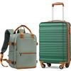 COOLIFE Ryanair Valigia Cabina 55x35x20 e EasyJet Bagaglio a mano 40x30x20