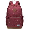 KAUKKO Fp701+fp702 - Zaino unisex per bambini, 5-3 Bordeaux, 17.6L, Cartella