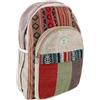 GURU SHOP Zaino etnico colorato in canapa, unisex, per adulti, 35 x 24 x 15 cm, multicolore, Einheitsgröße, Casual