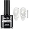 AIMEILI Gel Occhio di Gatto Smalto Gel con Magnete Cat Eyes Unghie - 1291 | 15ml Smalto Gel Magnetico Cat Eye, Smalto Semipermanente Occhio di Gatto, Soak Off Gel Unghie Magnetico, per il Tuo Daily