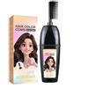 Generico Pettine per Tinta Capelli con Pennello Integrato, Applicatore a Pressione per Colorazione Facile, Strumento Riutilizzabile per Tinte Fai-da-te a Casa (Uomo e Donna) (brown black)