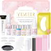 YIMEIR Kit Laminazione Ciglia e Sopracciglia 4 in 1 Professionale con Colore Nero, Set Lash Lift e Permanentazione Ciglia, Effetto Volume e Curvatura A Lunga Durata, Facile da Usare a Casa e In Salone
