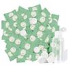 Fancyou Asciugamani Compressi Monouso Viaggio 300 Pz,Salviette Compresse Addensato Confezionati Individualmente Di Pulizia,Mini Asciugamano Compresso Portatili per Il Viso per Andare in Vacanza(Verde)