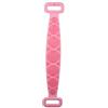 JINGYAN Spugna per il corpo in silicone, spugna da doccia, asciugamano da bagno, gel detergente, massaggiante, esfoliante, utensili da bagno (rosa)