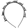 Generic Fascia per capelli doppio strato, clip professionale per frangia intrecciata, elegante e alla moda, per acconciature coreane