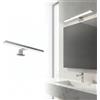 B·LED BARCELONA LED BARCELONA LED Applique LED Specchio Bagno 10W 50cm, Luce Specchio Bagno 3000K 800lm, IP44 Resistente all'Umidità, Montaggio su Specchio, Mobile o Parete, Lampada Bagno in Alluminio