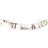 Neviti Geo Just Married bandierine, Carta, Blush, 150 x 17 x 0.1 cm