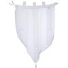 Douceur d'Intérieur Salina Tendaggio Fiocco Con Passanti, Bianco, 2 x 60 x 90 CM