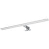 TIGER Eros Lampada per specchiera LED, Alluminio, Acrilico, Vinile, Cromato, 60 x 11 x 3.9 cm