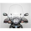 Faco Parabrezza Completo di attacchi Trasparente per Piaggio-Carnaby Cruiser 300