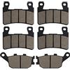 Cnornus Pastiglie Freno Anteriori e Posteriore per Honda CBR 900 RRW/RRX/RRY/RR1-RR3 Fireblade 1998-2003 VTR 1000 SP-2/SP-3/SP-4/SP-5/SP-6 2002-2006