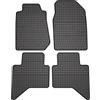 FROGUM El Toro Set di tappetini in gomma per Isuzu D-MAX II 2011-2019 | Materiale resistente | Bordo protettivo di 1-5, cm
