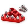 JFG RACING Pedale Freno Moto per SX SXF EXC EXCF XC XCF XCW,Rosso | Pedalina Freno Posteriore per Moto 125-530cc con Piastre Poggiapiedi a 2 Bulloni, 690SMC/ENDURO/SUPERMOTOR 950SUPERENDUROR
