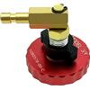 ZKTOOL Adattatore Spurgo Freni Cilindro Maestro per Tesla Model 3 Y | Per Codice OEM 1080578-00-C, Adattatore Professionale di Riempimento Fluido, Funziona con Kit di Spurgo Liquido Freni