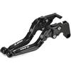 YIEBA Z650 Leva estendibile pieghevole regolabile per freno e frizione moto Per Z650 2016-2020 Accessori Moto CNC Alluminio(Nero)