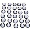 Flydida 30 clip di fissaggio Clip per rivestimento passaruota Compatibili con Berlingo C2 C3 C4 C5 Scenic Clio Megane Master Codice articolo 7703077469