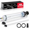 FLYINGWING Pompa di aspirazione dell'olio manuale da 500 cc, compatibile con auto, moto, ATV e barche, pompa manuale per il trasferimento del liquido dei freni per cambio olio