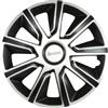 MICHELIN 009115 4 copricerchi Bicolore NVS 49 Nero Grigio per Ruota 16 Pollici