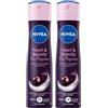 NIVEA Deodorante Spray Pearl & Beauty Fine Fragrance 150 ml, Deodorante donna antitraspirante per una protezione 72h, Formula con Estratti di Perla Nera e Oli profumati per un fragranza raffinata