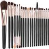 Elalove Set di 20 Pennelli Make Up Professionali - Pennelli Trucco in Rosa Oro con Fondotinta, Fard, Occhi e Correttore, Kit Pennelli Make Up Completo