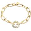 Tamaris Gioiello Da Braccio Per Donne - Bracciale In Acciaio Inossidabile Con Scintillanti Pietre