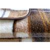 Alpenwolle New Karo - Coperta in lana merino al 100%, made in Germany, 150 x 200 cm