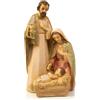 Logbuch-Verlag Moderna statuetta decorativa per presepe, Maria, Giuseppe, Gesù, 24 cm