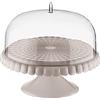 Guzzini - Tiffany, Alzata con Campana Piccola, Tortiera con Coperchio - Grigio Tortora, Ø 30 x h27 cm - 199401158