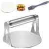JJZGPP Pressa per Hamburger,pressa per Hamburger SmashBurger Press in Acciaio Inox | Pressa Bistecca Tritata Antiaderente, Impugnatura Comoda, Facile da Pulire, per Bistecca, Patties, Carne, Barbecue