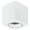 EDO Moderna lampada da soffitto a superficie HALIS SQ bianco Lampada da soffitto con attacco GU10 Faretto da soffitto Anello quadrato bianco EDO777332