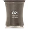 WoodWick Candela profumata con stoppino scoppiettante | Candela a clessidra media Melanite Mist | Candele a lunga durata: fino a 60 ore | Regalo perfetto per le donne