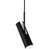 Nordlux MIB 6 Faretto a sospensione da soffitto in nero - Illuminazione moderna per ufficio soggiorno camera da letto - GU10, 35 W, luce dimmerabile - ‎32 x 6 x 6 cm; 890 grammi
