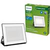 PHILIPS Lois, Faretto da esterno, Nero | 30 W, 5000 K, Durata 15000 ore, Resistente all'acqua e alle intemperie, Design senza cornice, Distribuzione luce uniforme