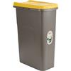 Stefanplast STF748 Pattumiera, Eco System, Giallo, 40 lt