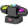 NGTFDCP Lampada proiettore, Proiettore di Effetti Luce A LED A Doppio Braccio 4 in 1 con Telecomando, for DJ, Feste, Concerti, Matrimoni E Teatro,per Feste di Compleanno e Ballo di Halloween