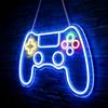 BAIFULAI Targa da gioco al neon, dimmerabile, con USB, per gaming, decorazione da parete, in acrilico, per sala giochi, per gamer streamer e ragazzi, 41 x 28 cm