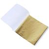 WEIDU 100 PZ 24 K Foglia d'oro Commestibile Fogli di Lamina d'oro per Il Cibo Decorazione della Torta Arti Mestieri di Carta Casa Reale Lamina d'oro doratura