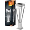 LEDVANCE ENDURA SOLAR BOUQUET GARDEN SENSOR 50cm - moderne solar Wegeleuchte mit Bewegungsmelder, außenTerrassenbeleuchtung und Gartenleuchte, 6W, 3000K, 200-550 Lumen, IP44, silber