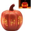 TNSLAND Zucca Halloween Decorazioni Esterno Decorazioni Autunnali da Interno o Decorazione da Giardino Lanterna Zucche Halloween per una Notte Stellata Scintillante per la Camera da Letto