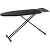 SensaHome Asse da Stiro - Tavolo da Stiro Pieghevole con Supporto per Stiratrice a Vapore - 110x33 cm - Denim Nero