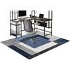 Fzamudng Tappetino per Sedia da Ufficio Tappetino Salvapavimento Antiscivolo Tappetino Protettivo Tappeto Gaming Pavimento Tappeto Sedia Ufficio Gaming Tappeto Sedia Proteggi Moquette Multiuso 80 x 100 cm