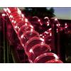 Generico Tubo Luminoso di Natale 8m LED ROSSO I-50008 | Impermeabile per Esterno | 8 Modalità di Illuminazione | 230V | Classe Energetica G | Decorazione Festiva per Giardino, Terrazza, Albero di Natale