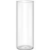 RTYUSWL Vasi Cilindrici in Vetro Ad Alto Borosilicato Vaso per Fiori in Vetro Trasparente Centrotavola Vaso Portacandele Galleggiante Hurricane per Eventi di Feste Decorazioni per L'home Office(10*30 cm)