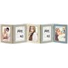 matches21 HOME & HOBBY matches21 - Cornice portafoto pieghevole, 5 foto, per foto e immagini, multicolore, 1 pezzo, 10 x 15 cm